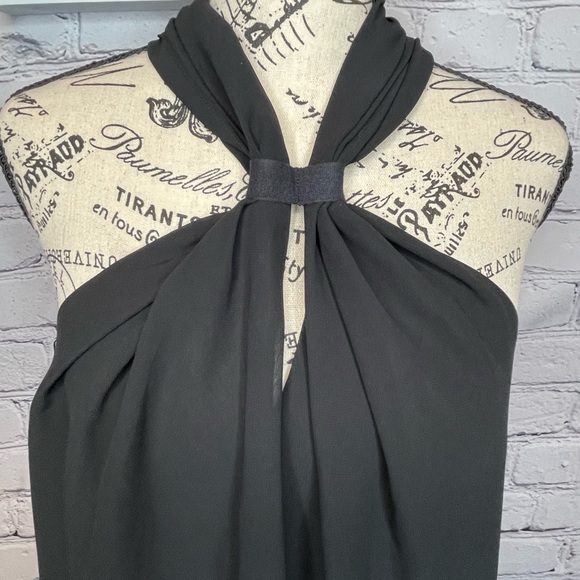 AQUA Woman’s Black Sleeveless Blouse. Size Small. NWT New With Tags - Picture 3 of 10